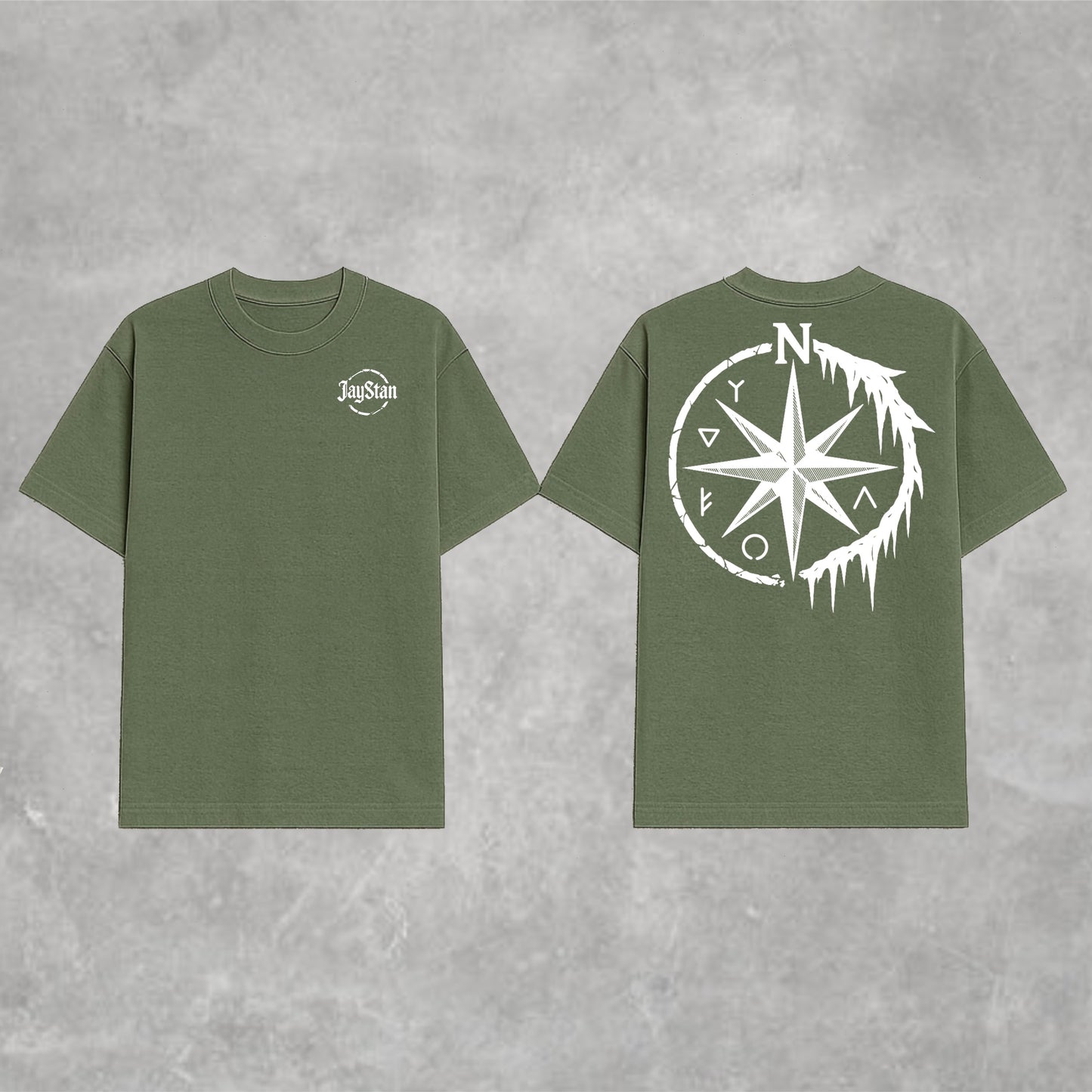 Frostbound Compass Tee