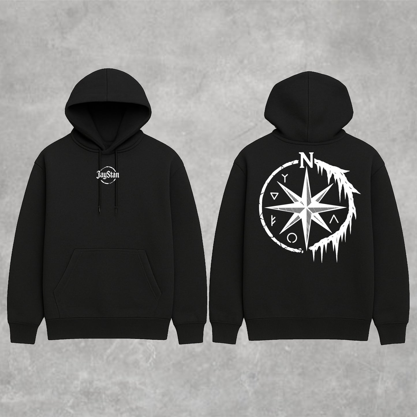 Frostbound Compass Hoodie