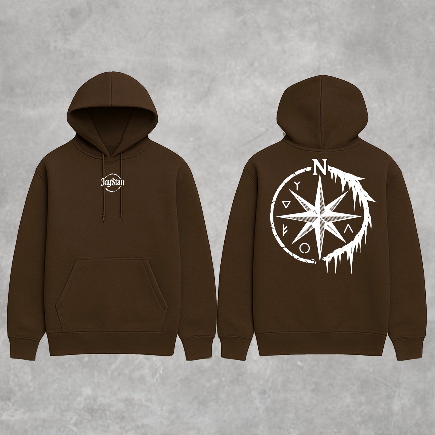 Frostbound Compass Hoodie