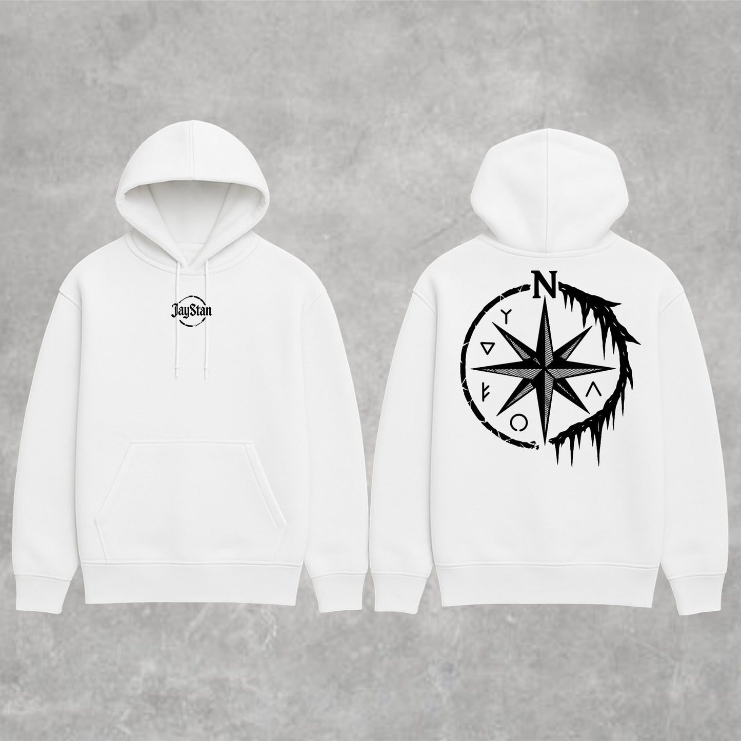 Frostbound Compass Hoodie