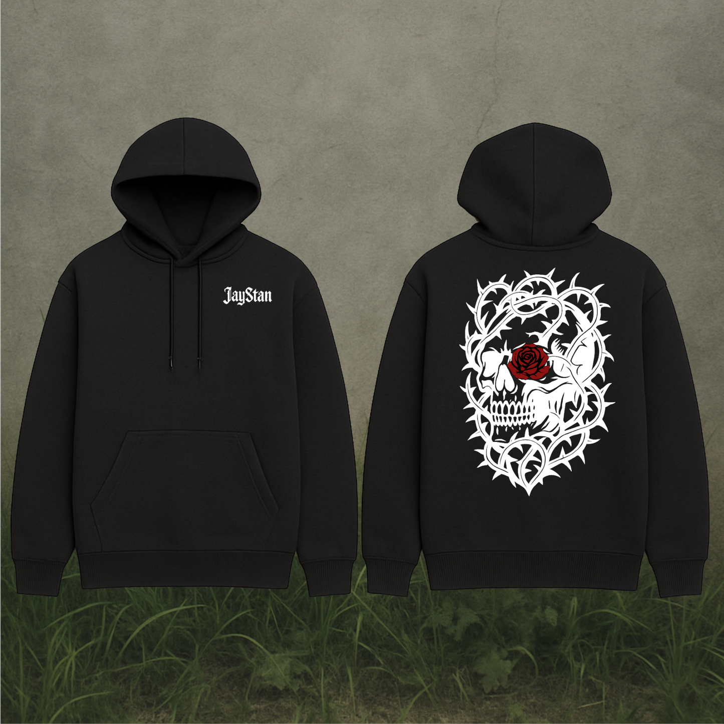Thorned Skull Hoodie