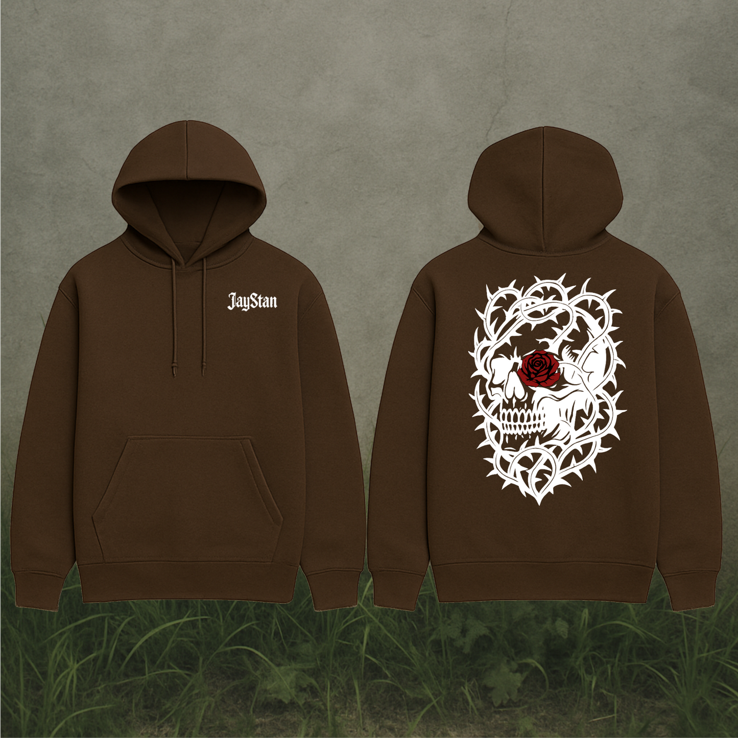 Thorned Skull Hoodie