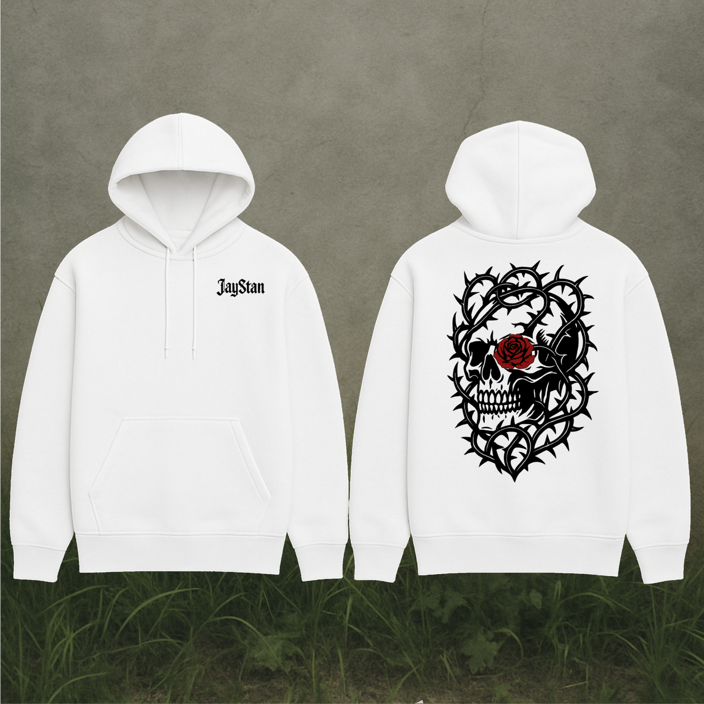 Thorned Skull Hoodie