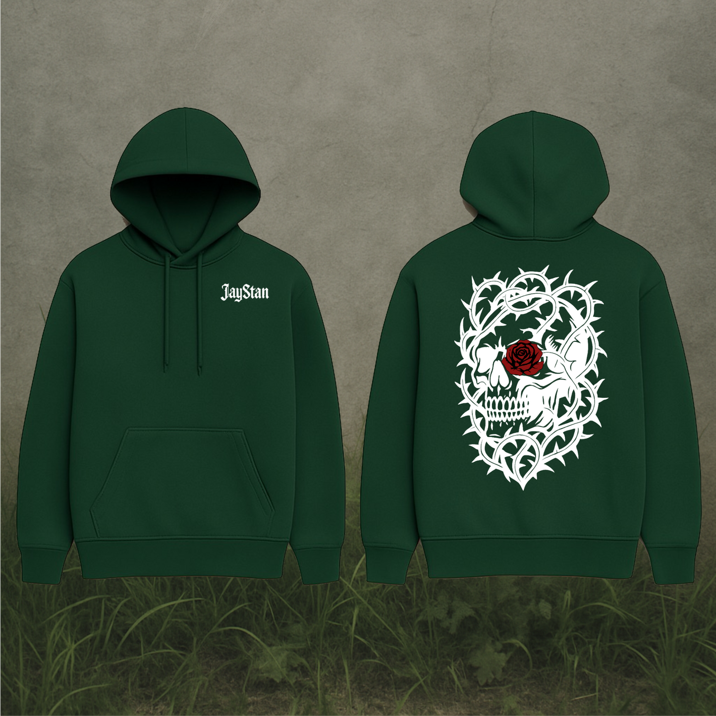 Thorned Skull Hoodie